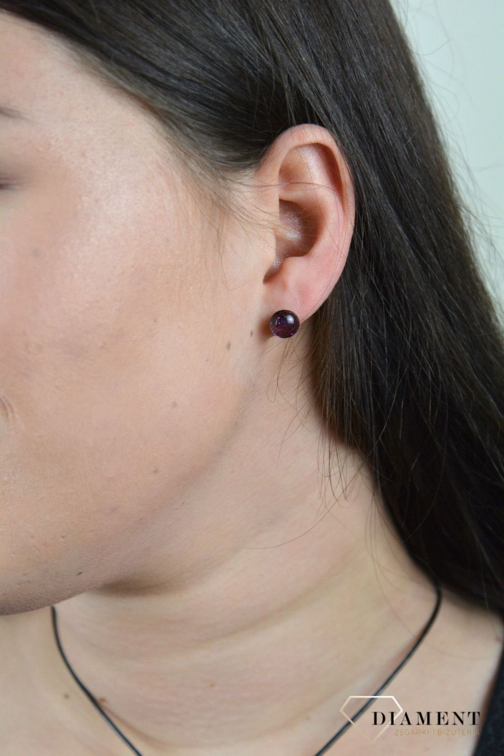 Srebrne kolczyki szkło weneckie opalizujące różem, złotem oraz błękitem Murano 46.jpg